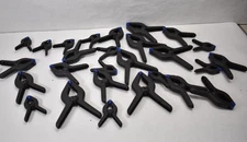 Lot of 27 Gibraltar Nusac Piher Clips Assorted Sizes Small/Medium/Large Clamps