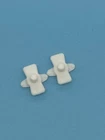 Star Wars 1977 Vintage Early Bird Cloud City WHITE FOOT PEGS Original Kenner