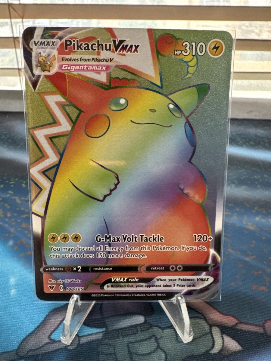 Pikachu VMAX 188/185 Swsh04: Vivid Voltage for sale | eBay