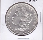 1887 MORGAN SILVER DOLLAR 90% SILVER