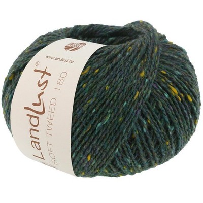 Wolle Kreativ! Lana Grossa -Landlust Soft Tweed 180 Fb. 116 dunkelpetrol melie