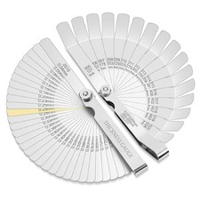 2pcs Stainless Steel Feeler Gauge Set 32 Straight 16 Offset Blades Gap Tool Usa 2pcs Stainless Steel Feeler Gauge Set 32 Straight 16 Offset Blades Gap Tool Usa