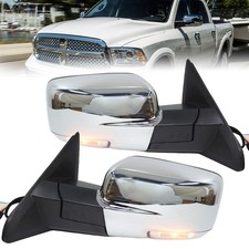 Pair Side Power Mirror For Ram 1500 2500 3500 2013 2014-2018 Heated Signal Lamp