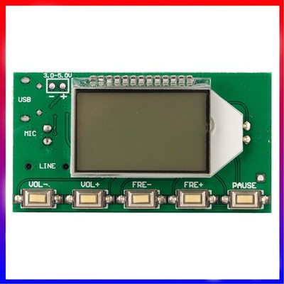 FM-Transmitter 87-108MHz DSP PLL Digitale Wireless Platine Mikrofon Stereo-Modul