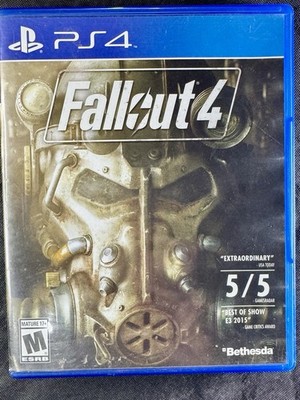 Fallout 4 PS4 PlayStation Preowned No Scratches Fast Free Shipping