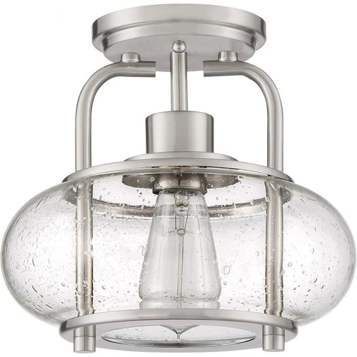 Trilogy - 1 Light Semi-Flush Mount - 9.28 Inches high-Old Bronze Finish - Picture 6 of 9