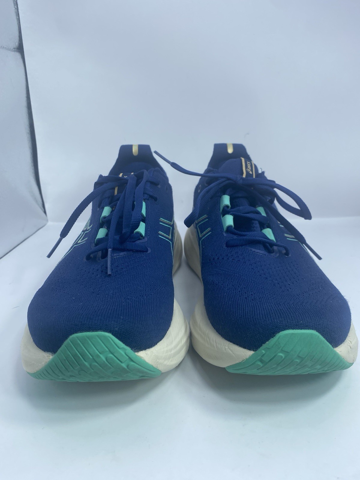 ASICS Gel-Nimbus 26 Running Shoe Blue Expanse/Aurora Green 1012B601 Women’s 9.5 thumbnail 6