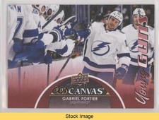 2021-22 Upper Deck Extended Series UD Canvas Young Guns Gabriel Fortier READ 0cg