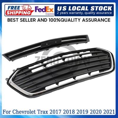 For Chevrolet Trax 2017 2018 2019 2020 2021 Front Upper & Lower Grille ABS Grill