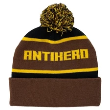 Anti Hero Skateboards Beanie Ice Bold Pom Black/Brown/Gold Black