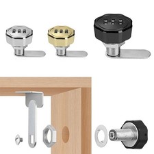20mm Zinc Alloy Password Locker Cupboard Drawer Combination Lock 3 Digital New