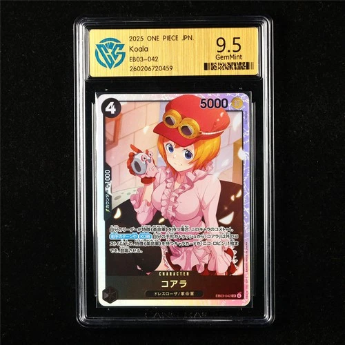 CCG 9.5 GemMint 2025 One Piece JPN Koala EB03-042 SR