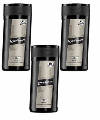 Bruno Banani Duschgel Man 3 In 1(3x 250ml) Shower Gel