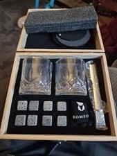Bomeon Cool Stones Whiskey Stones Gift Set RRP£57.99 BRAND NEW NEVER USED 