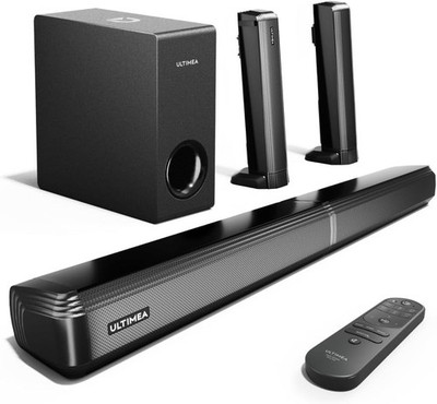 ULTIMEA 4.1-Kanal Soundbar für TV Geräte mit Subwoofer Apollo S50 U3600 mit App