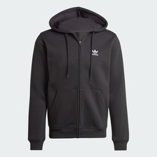 adidas men Trefoil Essentials Full-Zip Hoodie
