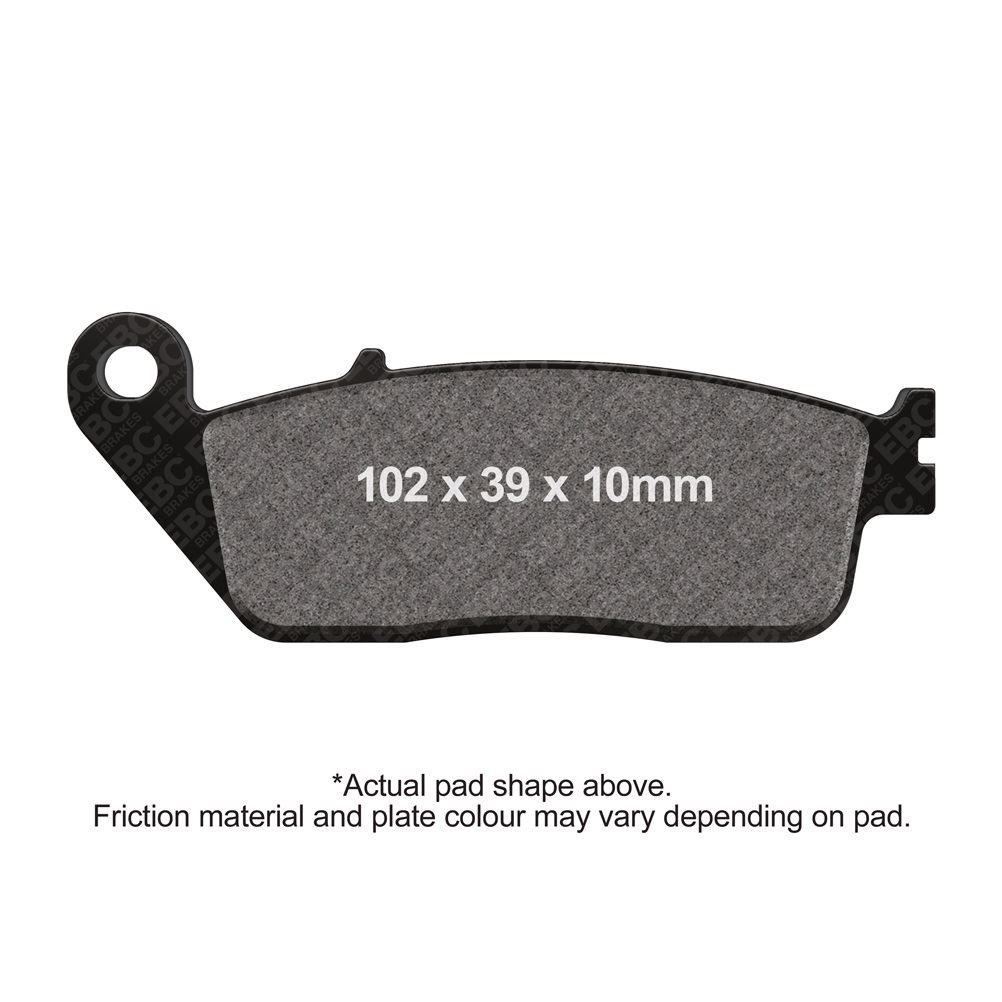EBC V Brake Pads Front Right for Triumph Speedmaster 865cc Carbs 2005 - 2007