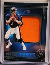 2025 Panini Silhouette Swatches John Elway Jersey /99 Denver Broncos SP