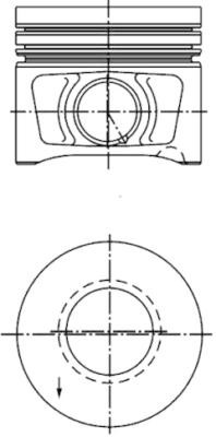 KOLBENSCHMIDT 40387600 Piston for AUDI,MITSUBISHI,SEAT,SKODA,VW