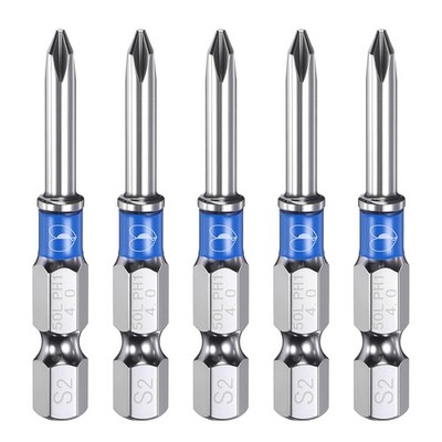 5pcs for PH1 Phillips Screws Tip 1/4'' Hexagon Shaft 2'' Long 0.16'' Rod