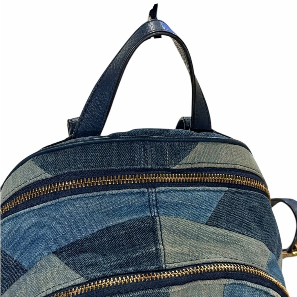 Michael Kors Denim Patchwork Backpack - image 7