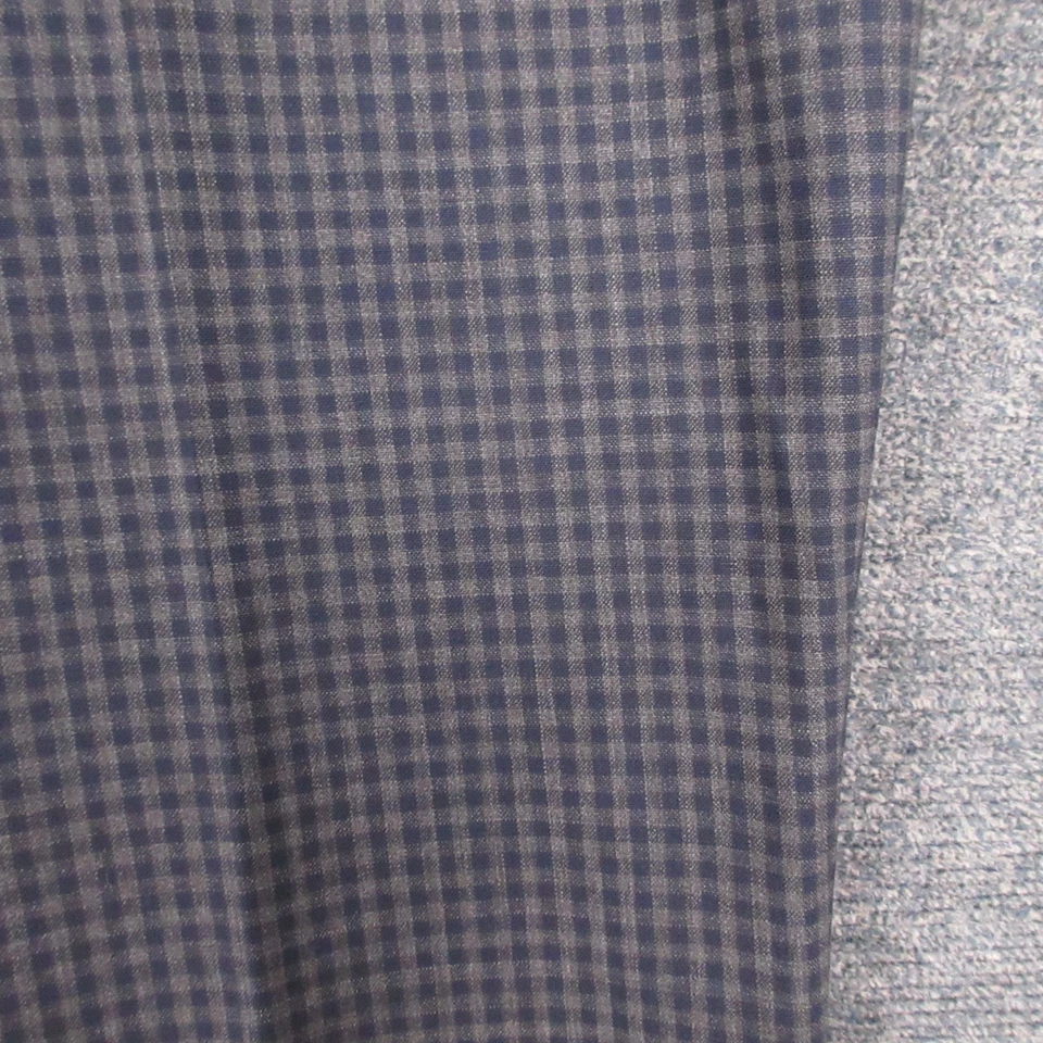 Piazza Sempione Pants Womens 44 EU Brigitte Blue and Gray Check Cropped Trouser - Image 3 of 4