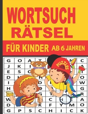 Verffentlichung - Wortsuchrtsel fr Kinder ab 6 Jahren   100 lustige - X555z