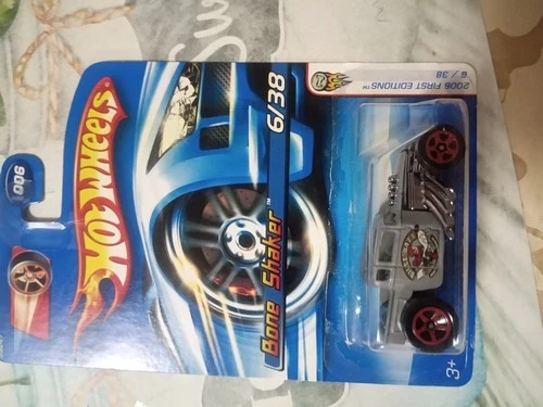 Vintage Hot Wheels/ Bone Shaker in grey...from Pirates 5-pack...but on FE card