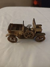 Small Brass Die Cast Ford Model T Car