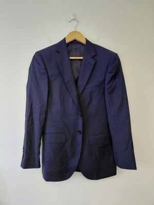 Hawes Curtis Anzug 36 kurz dunkelblau Wolle Jermyn Street Hochzeit Arbeit Job Intervi