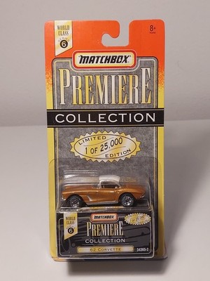 Matchbox Premiere Collection World Class Series 6 '62 Corvette Gold ..B3