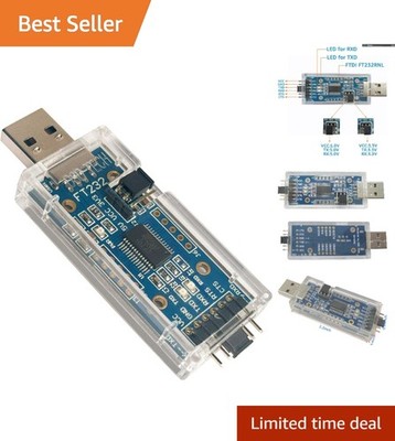 SH-U09C USB to TTL Serial Adapter with FTDI Chip for All OS - Compact Design