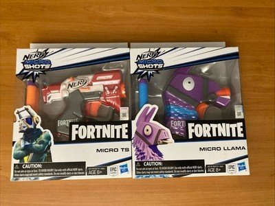 2x Nerf Micro Shots FORTNITE MICRO TS + Llama Dart Gun Hasbro Epic Games Toy NIB