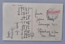 Dienstpost B&ouml;hmen M&auml;hren 1939 Feldpost n. &Ouml;sterreich - Roter Stempel "Feldpost"