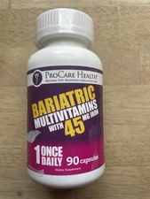 Bariatric Multivitamin  Capsule 45mg 90 Capsules Exp 12/26