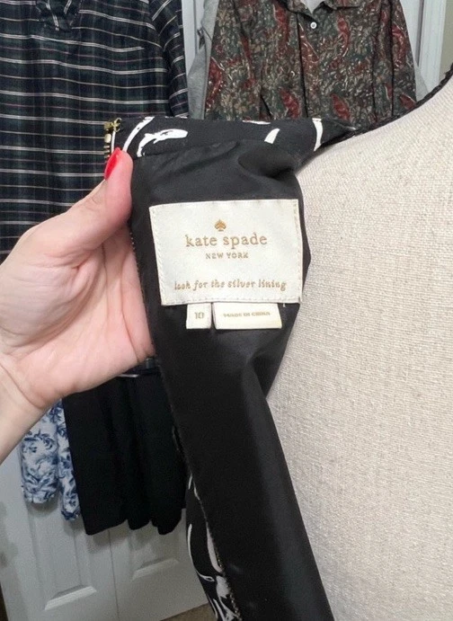 Abito Kate Spade Mindy stampa amore taglia 10