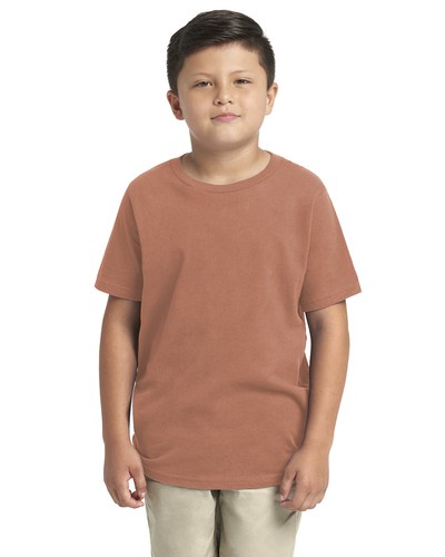 Next Level Apparel 3310 Youth Boys Cotton Crew Short Sleeves Stylish T-Shirt - Picture 6 of 21
