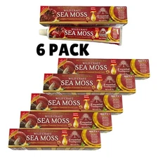 Wild-Craft Sea Moss Toothpaste by Essential Palace, Fluoride free, 6 Pack lot