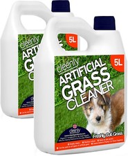 Cleenly Artificial Astro Turf Grass Cleaner Deodoriser Pet Odour Elminator 2x5L