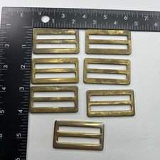 Used As-Is Lot Of 7 Military Marine Not Exact Matches Dress Belt Buckles 00E