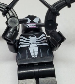 LEGO Marvel Spider-Man sh055 Venom Black Spines Minifigure 76004 Minifig READ