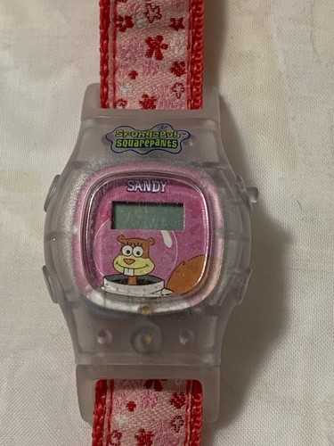 Kellogg's Nickelodeon Sandy Digital Wristwatch Spongebob Squarepants Viacom 
