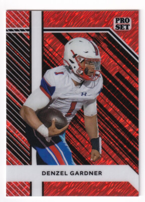 2024 Leaf Pro Set DENZEL GARDNER #PSB-52 Red Shimmer /5