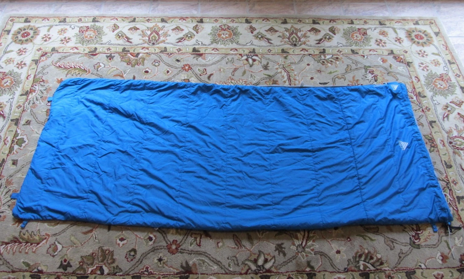 Kelty Celestial 55 Degree Sleeping Bag Lightweight Blue Summer Sheet Top!