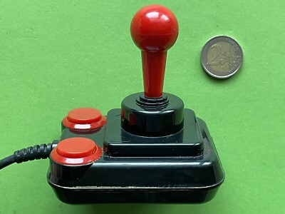 Mini COMPETITION PRO Joystick C64 C128 SX 64 Commodore 80 AMIGA Sega Atari 9 PIN