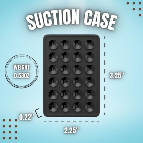 4X Suction Cup Phone Case Mount Silicone Adhesive Accessory Hands-Free Holder - Afbeelding 1 van 6