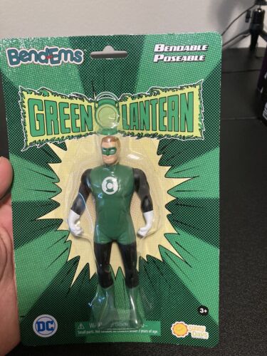 Green Lantern DC Bendable Poseable Figure Bend-Ems Sunny Days NJ Croce New - Picture 1 of 5