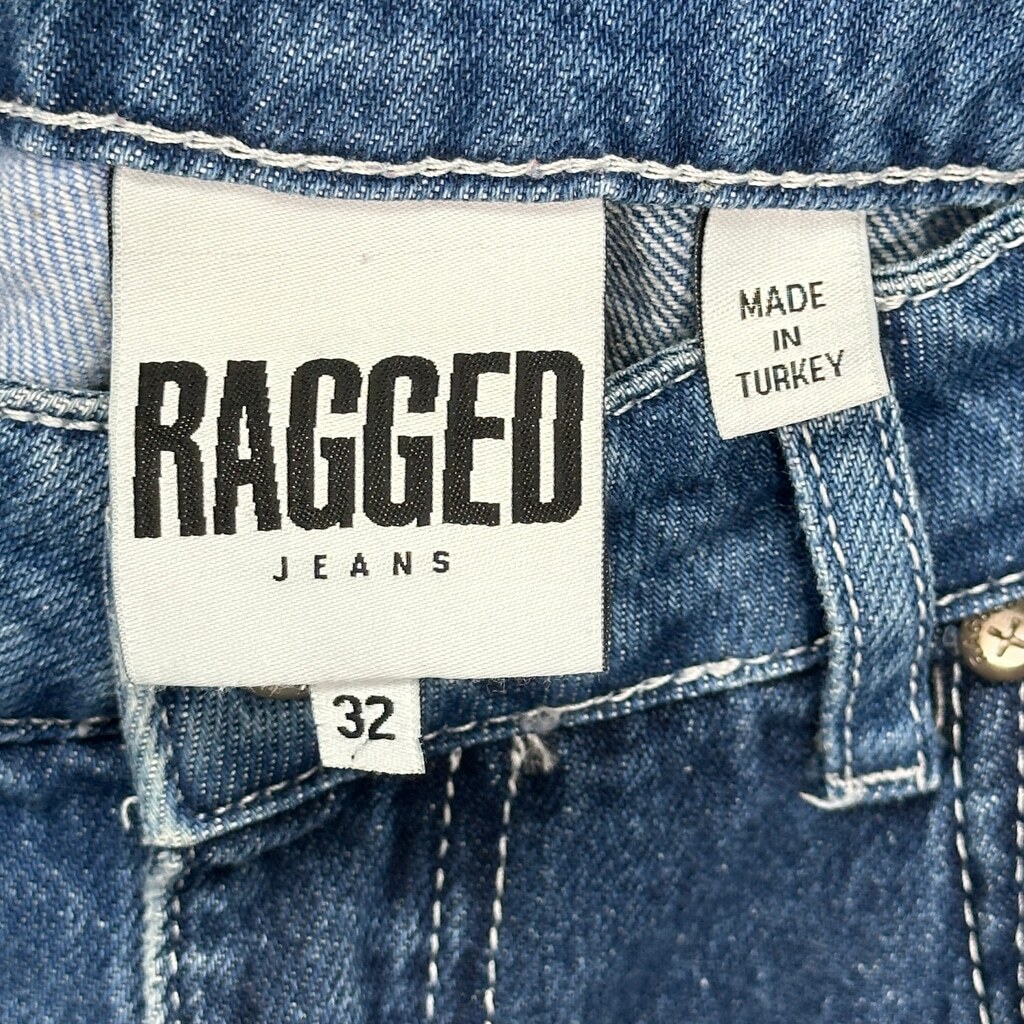 Ragged Priest Quilted Patchwork High Waisted Jean… - image 2