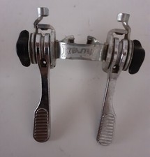 Coppia leve deragliatori bici corsa epoca marcate HURET, Bianchi Legnano Stucchi