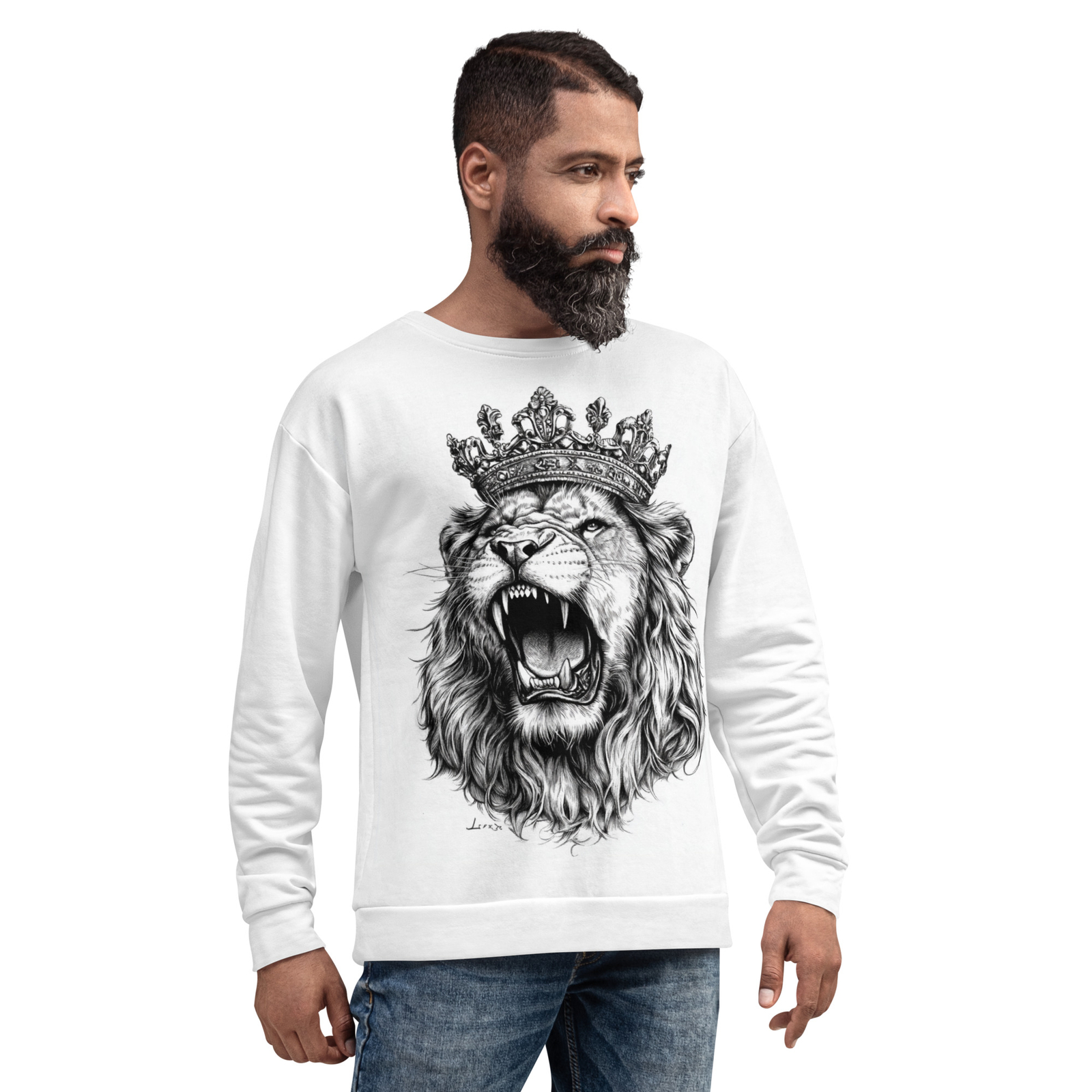 Lion King Anatomy Design Unisex Sweatshirt
